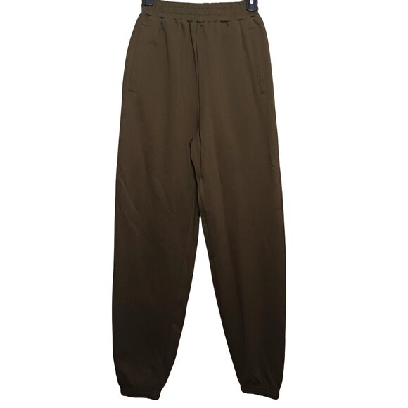 NEW Naked Wardrobe Cotton‎ Blend Sweatpants with Pockets in Olive Green, Size XS - Picture 4 of 10